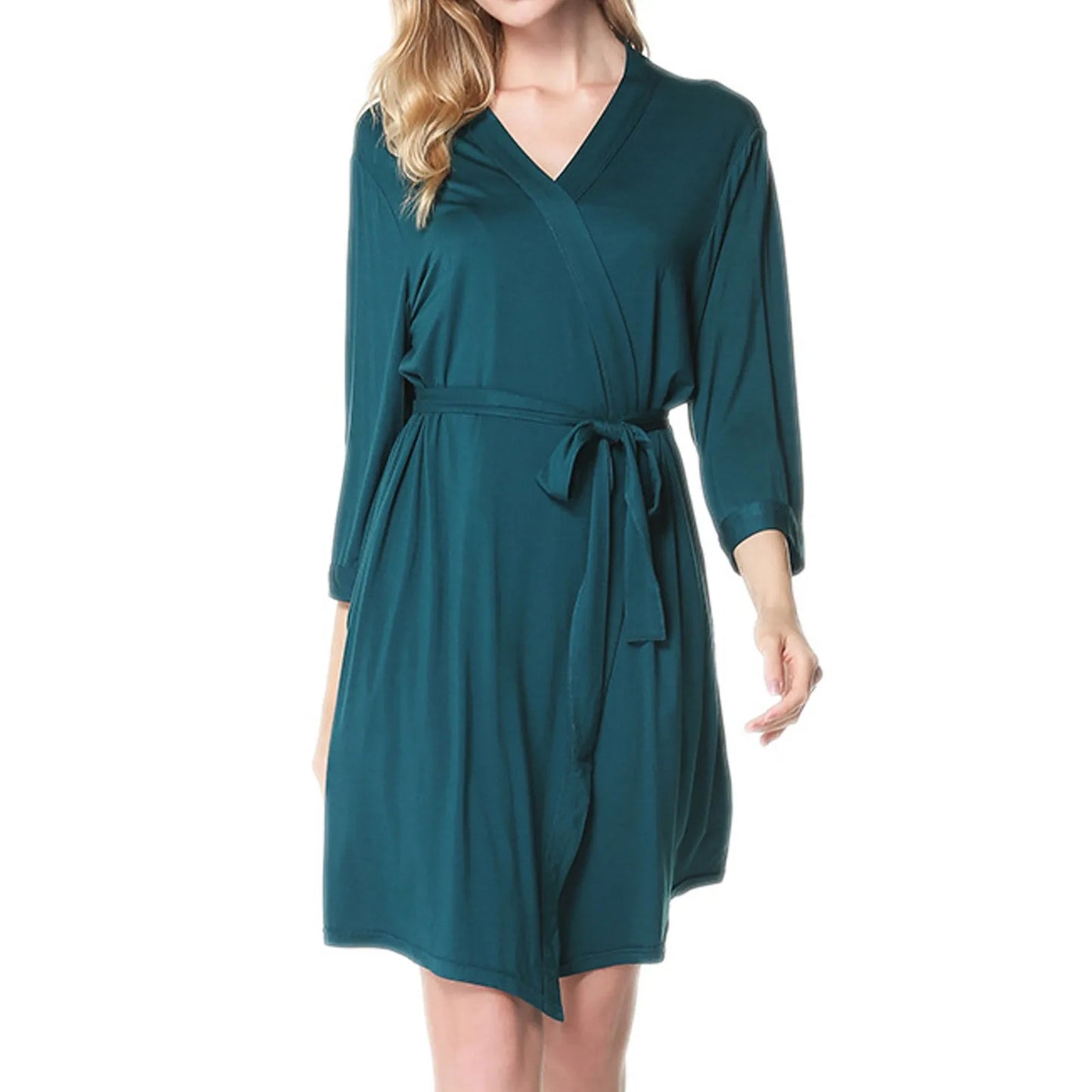 Summer New Home Bathrobes Absorbent Simple Bath Towels Tie Waist Comfortable Women'S Pajamas Night Dress Woman Woman Nightwear