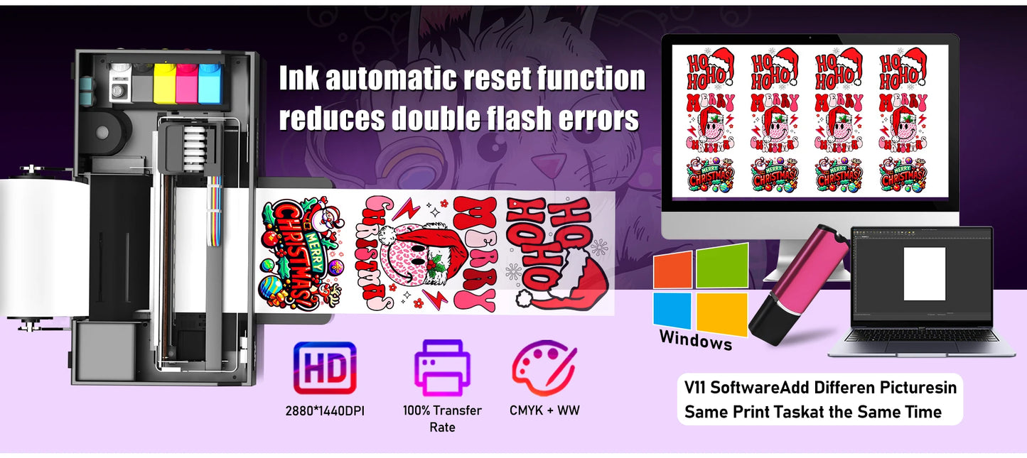 Direct To Film DTF Printer For Epson L805 Clothes Printing