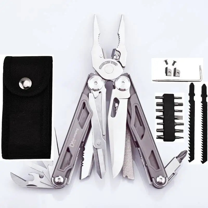 Daicamping DL30-s Multi Tool Multi-tool Folding Knife Scissor Cutter EDC Survival Gear Manual Multifunctional Plier Multitool