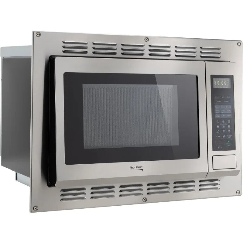 RecPro RV Convection Microwave Stainless Steel 1.1 cu. ft.  120V ，Microwave ， Appliances