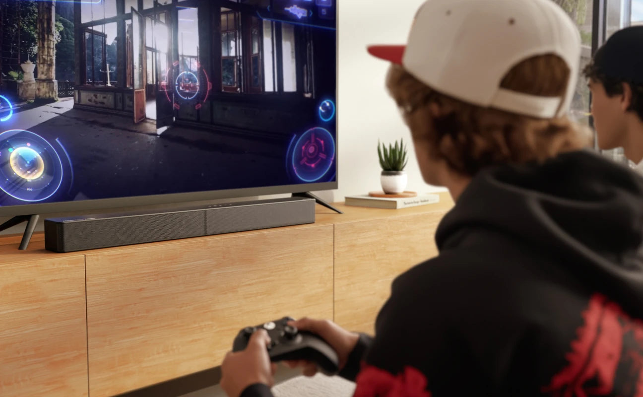 ULTIMEA 340W 5.1CH Surround Sound Bar with Dolby Atmos and Subwoofer, VoiceMX,BassMX, APP Control, Home Theater Soundbar Speaker