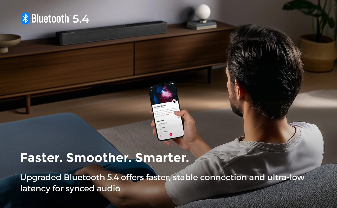 ULTIMEA 340W 5.1CH Surround Sound Bar with Dolby Atmos and Subwoofer, VoiceMX,BassMX, APP Control, Home Theater Soundbar Speaker