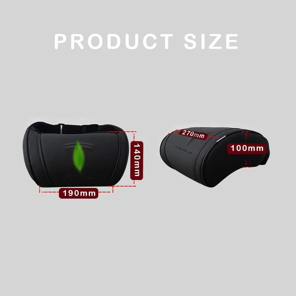 Car Headrest Neck Pillow Support Compatible with Model S X 3 Y & Cybertruck