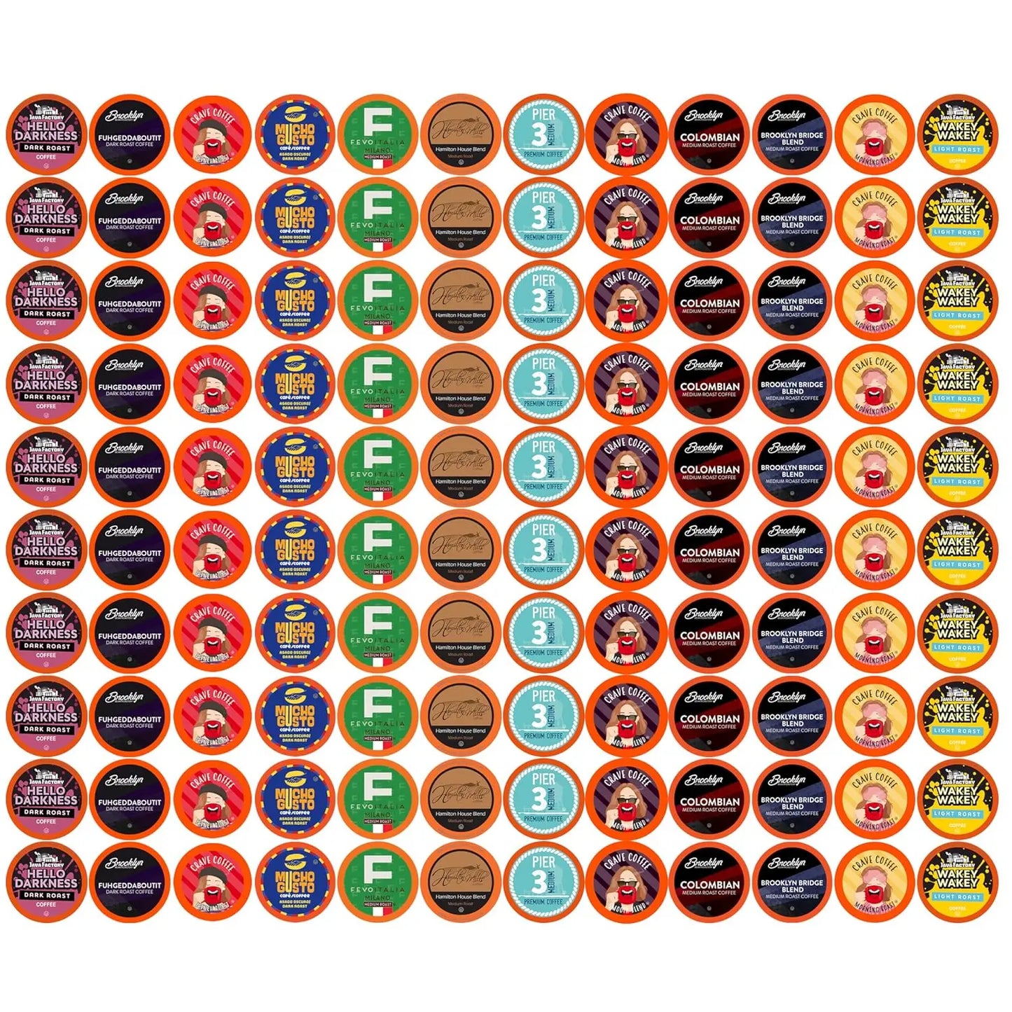 All Roasts Sampler, Assorted, Compatible with 2.0 K-Cup Brewers, Variety Pack, 120 Count (Pack of 1)