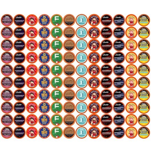 All Roasts Sampler, Assorted, Compatible with 2.0 K-Cup Brewers, Variety Pack, 120 Count (Pack of 1)