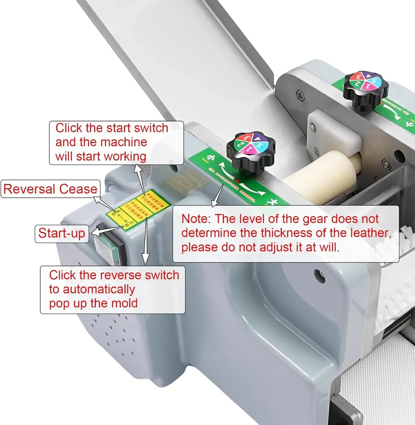 Automatic Dumpling Wrapper Machine, Electric Dumpling Skin Maker and Dough Roller, 9cm/3.54in, 60 sheets per minute 110V 140W