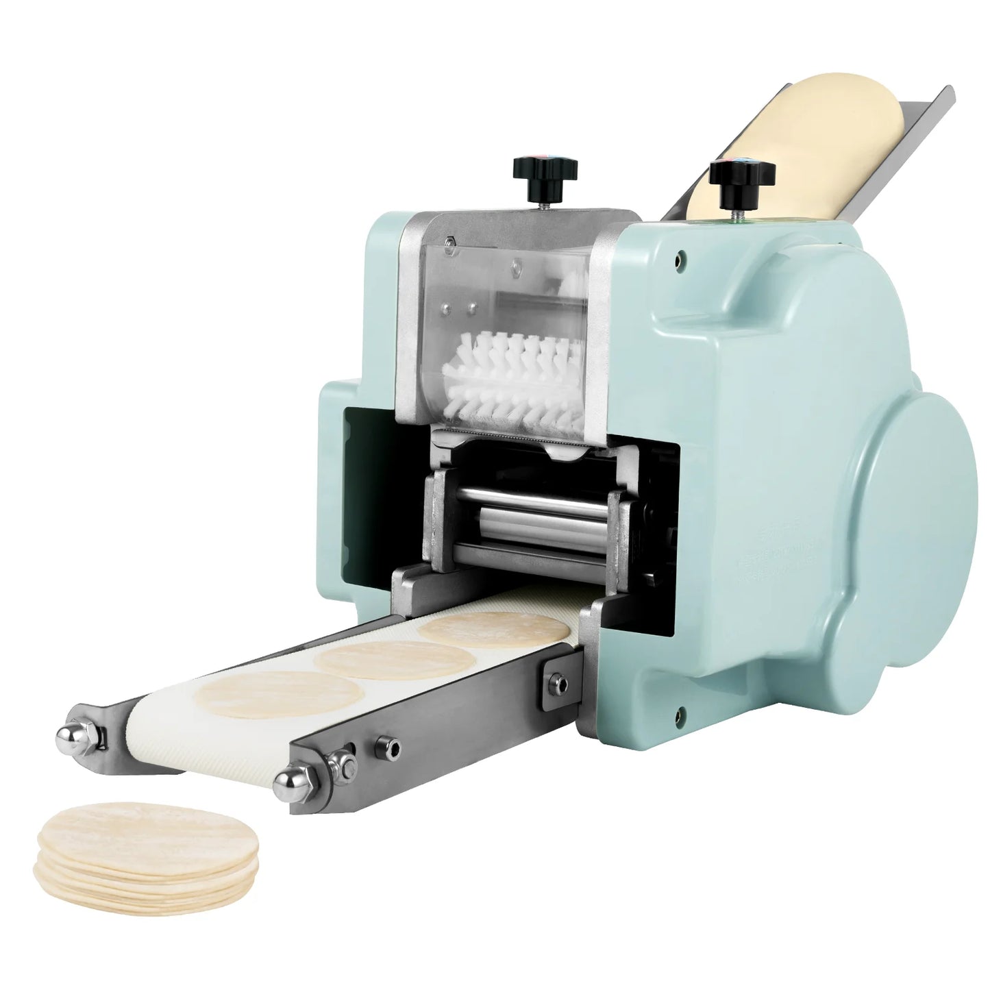 Electric Dumpling Wrapper Maker Kitchen Round Shaped Commercial Automatic Dumpling Skin Machine 110V for Home, Breakfast Shops