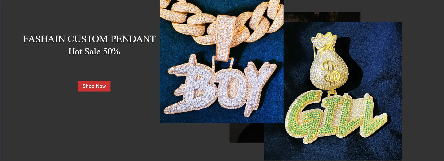 CUC Men Hip Hop Necklace 20mm 4Row Miami Cuban Chain Gold Color Iced Out Zirconia Link Fashion Rock Rapper Jewelry