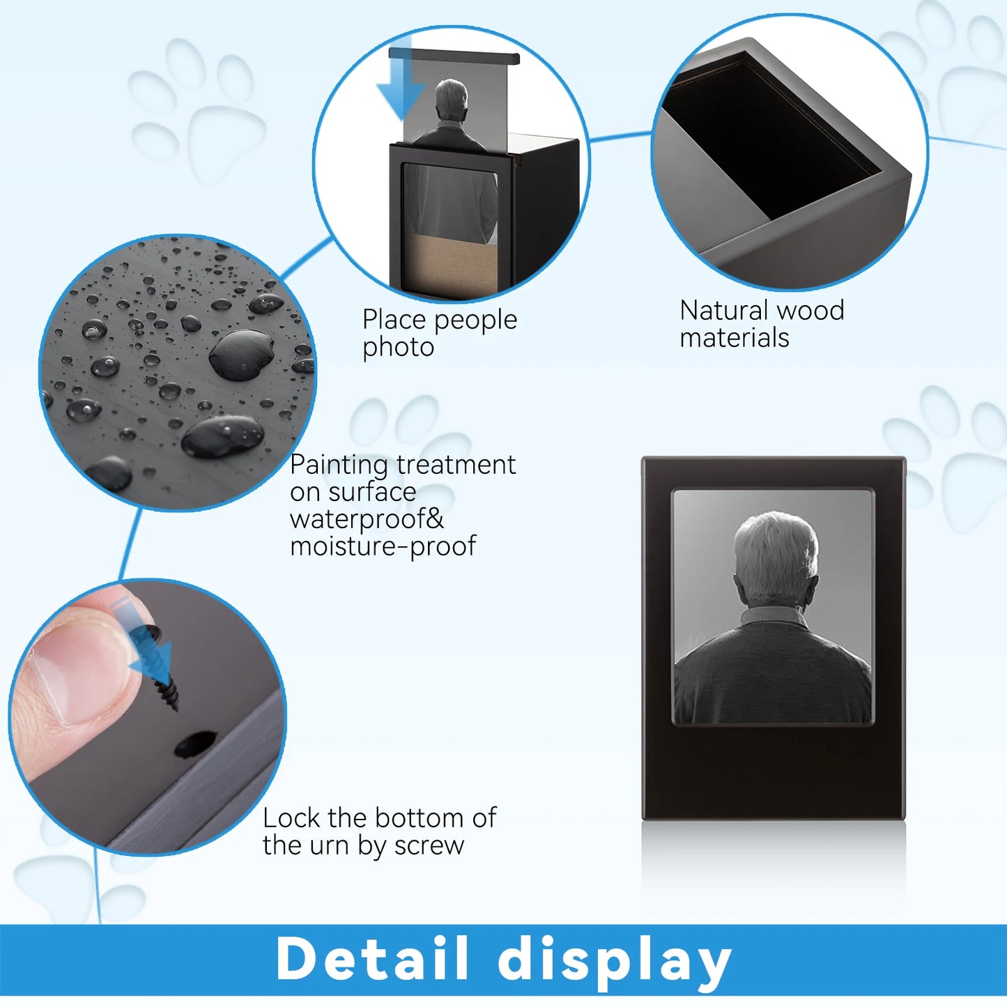 Urns funeral supplies animal dog cat wood pet cremation cinerary casket urn ashes box memorial gifts