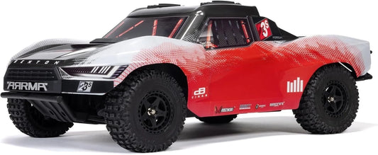 BRUSHLESS Short Course Truck RTR (Battery and Charger Not Included) with DSC, RED, ARA4303V4T2
