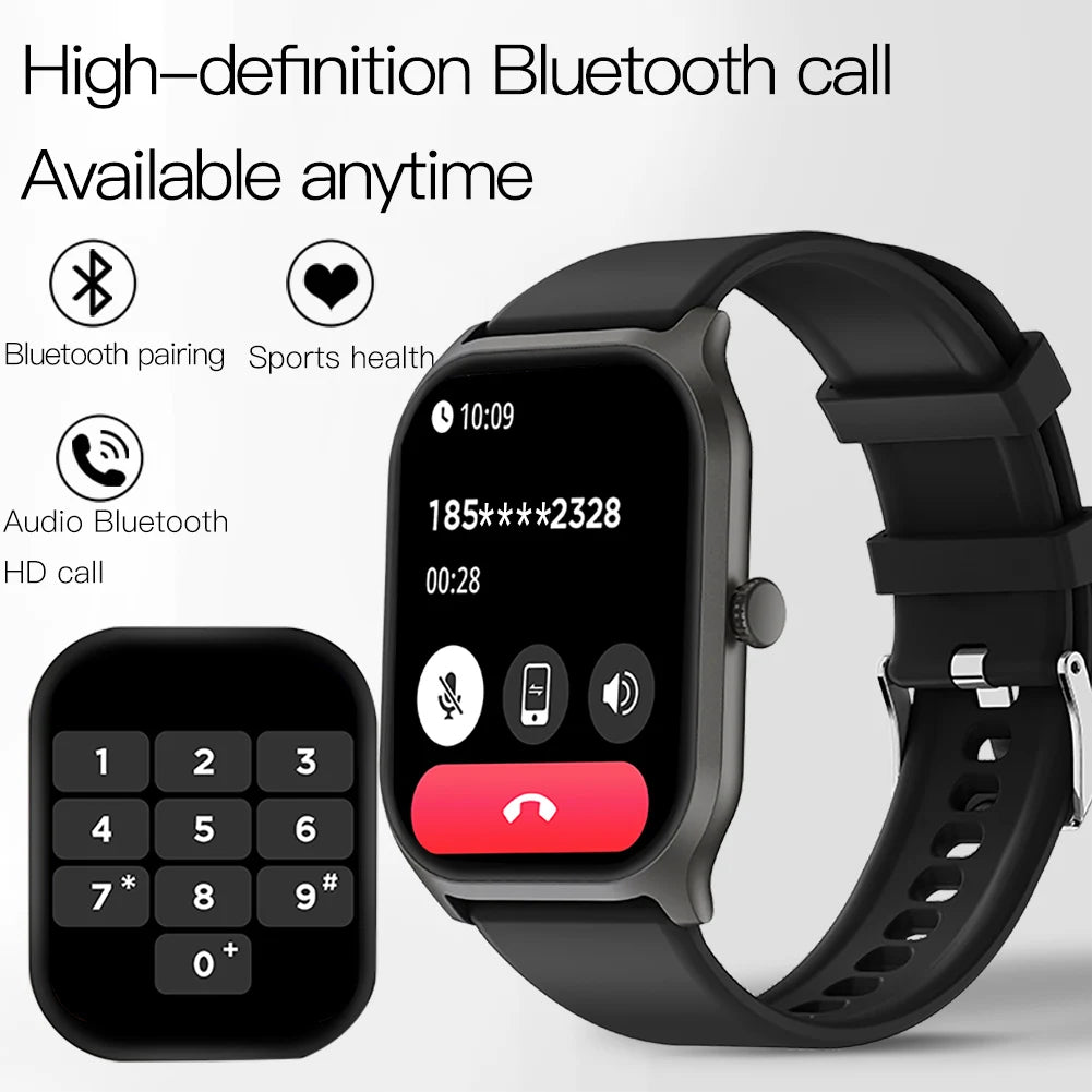 OLEVS 8205 Smart Sports Watch Bluetooth Voice Assistant Smart Multiple Sports Scenarios Health Management Smart Men Women Watche