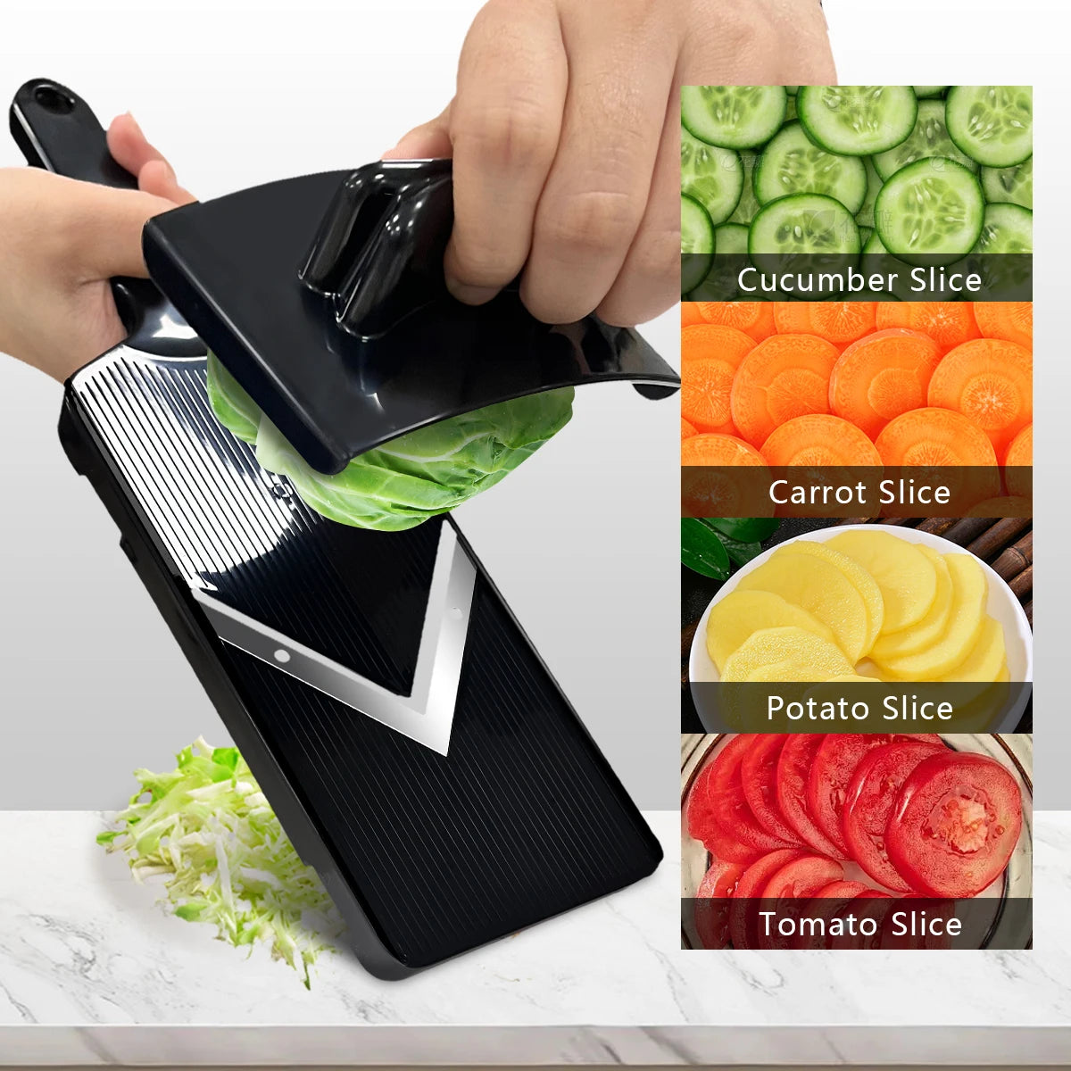 Multi-Functional Cabbage Shredder Manual Food Vegetable Slicer Grater Kitchen Cutting Tools