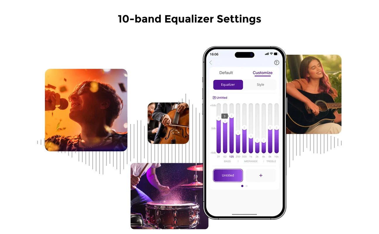 ULTIMEA 350W 7.1 Soundbar for TV with Dolby Atmos,Home Theater Technology Bluetooth Speakers with Subwoofer&4 Surround Speakers