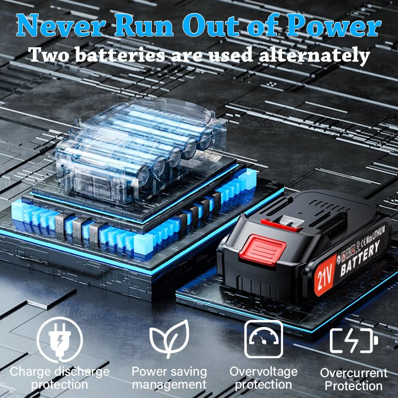 Cordless Leaf Blower Compatible With 20V Max Battery 500CFM