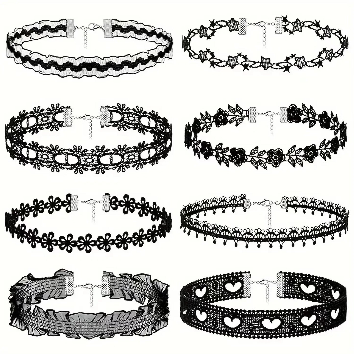Lady Chokers Leaf Tassel Women Neck Jewelry Accessory Girl Lace Gothic Vintage Sexy Fashion Velvet Rose Beads Flower Necklace