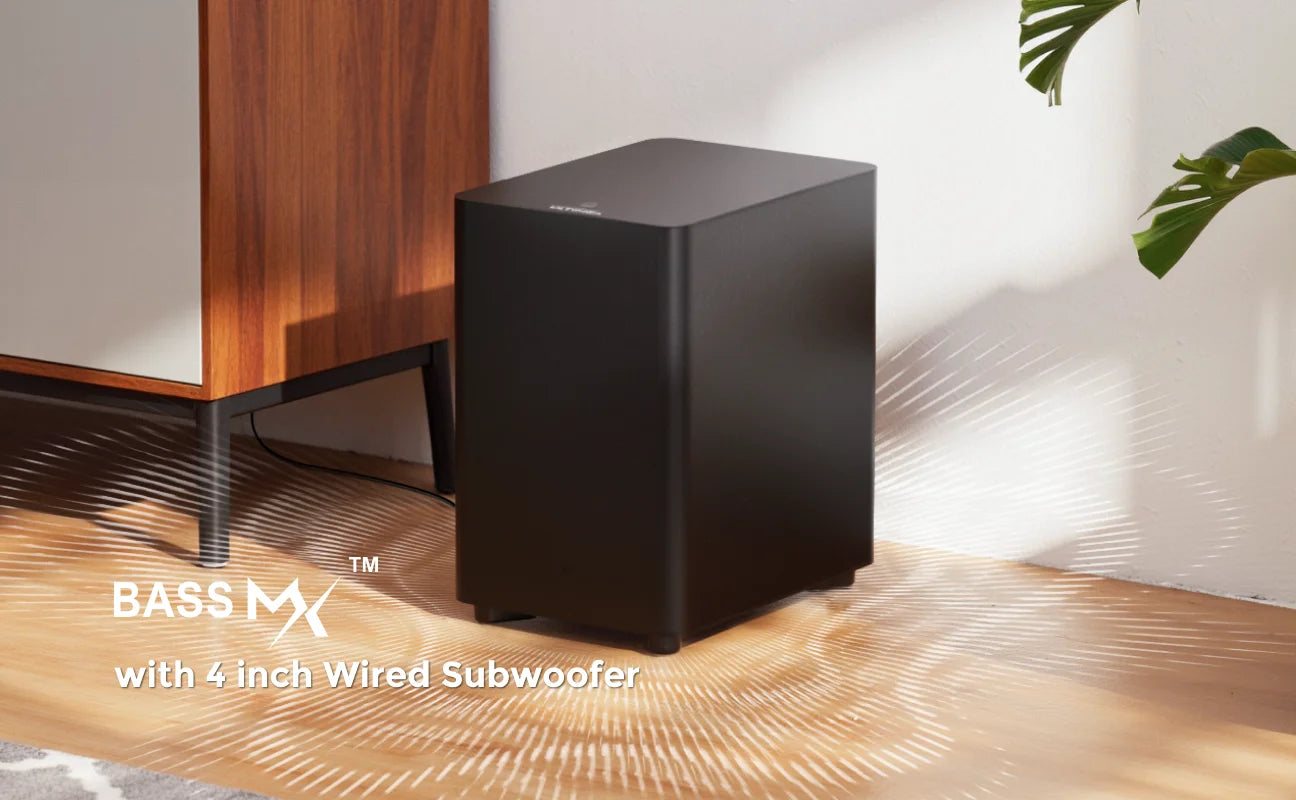 ULTIMEA 350W 7.1 Soundbar for TV with Dolby Atmos,Home Theater Technology Bluetooth Speakers with Subwoofer&4 Surround Speakers