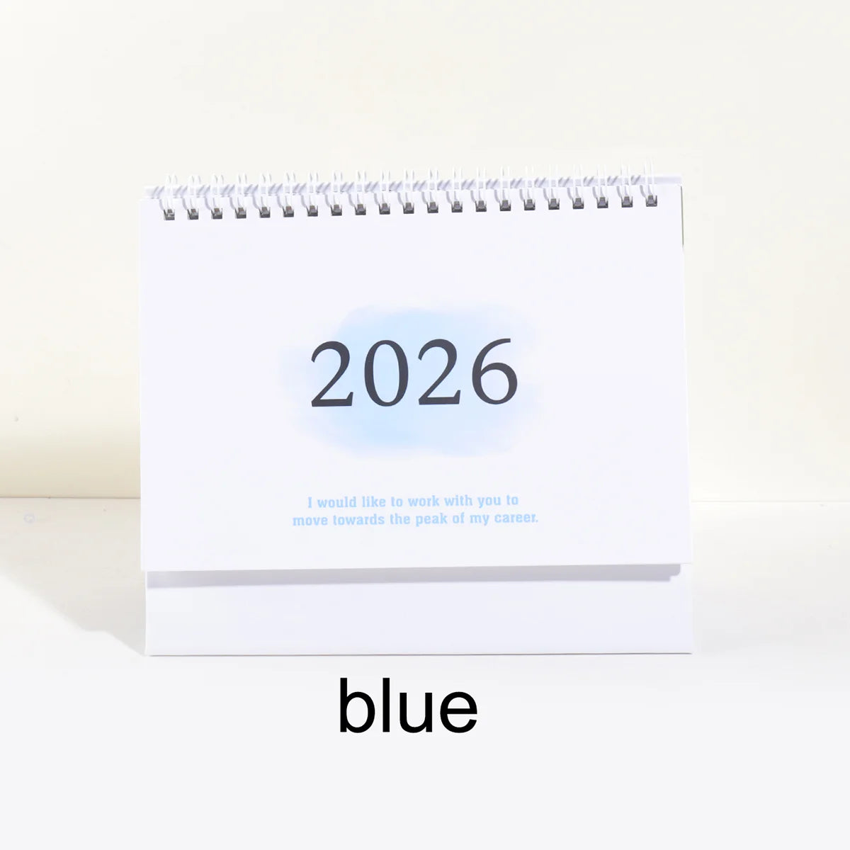 1 pc New 2026 Monthly Desktop Calendar, Portable Foldable, Back Memo, School Office Desktop & Holiday Decoration, Home Essential