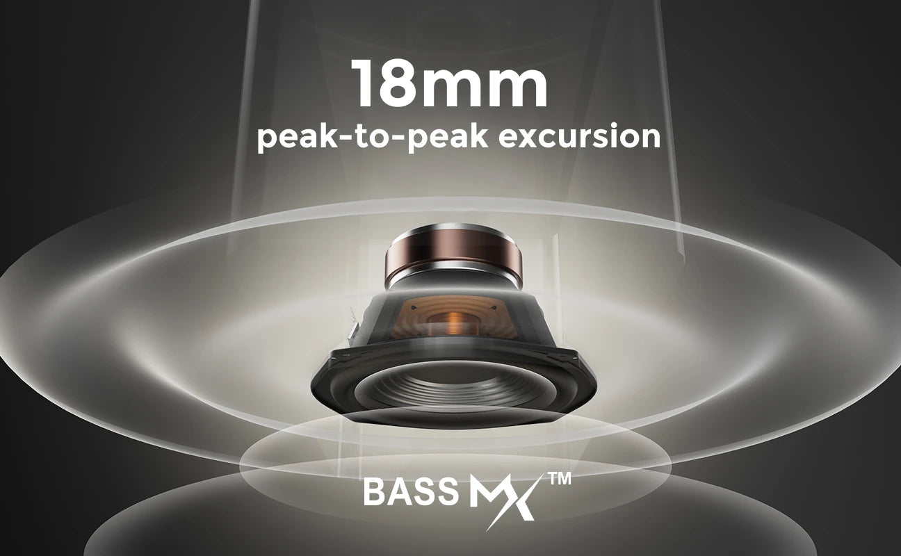 ULTIMEA 340W 5.1CH Surround Sound Bar with Dolby Atmos and Subwoofer, VoiceMX,BassMX, APP Control, Home Theater Soundbar Speaker