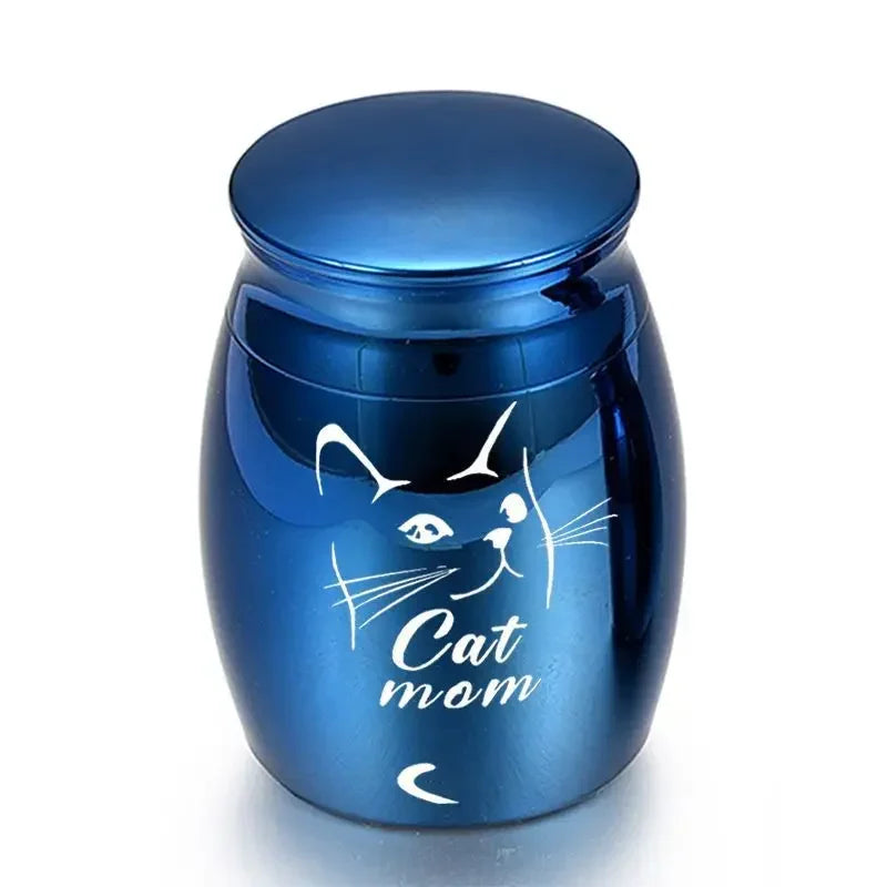 1pc Large Size Cremation Ashes Urn Pets Dog Cat Bird Mouse Keepsake Casket Columbarium Pet Memorials Pet Supplies