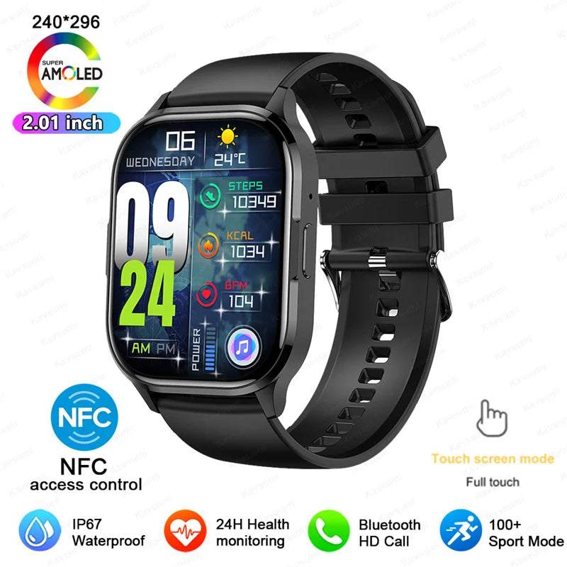 Smart watches Women AMOLED Screen Voice assistant Call Sport Watch Blood Oxygen Heart Rate Music IP68 Smart Watch for Women IOS