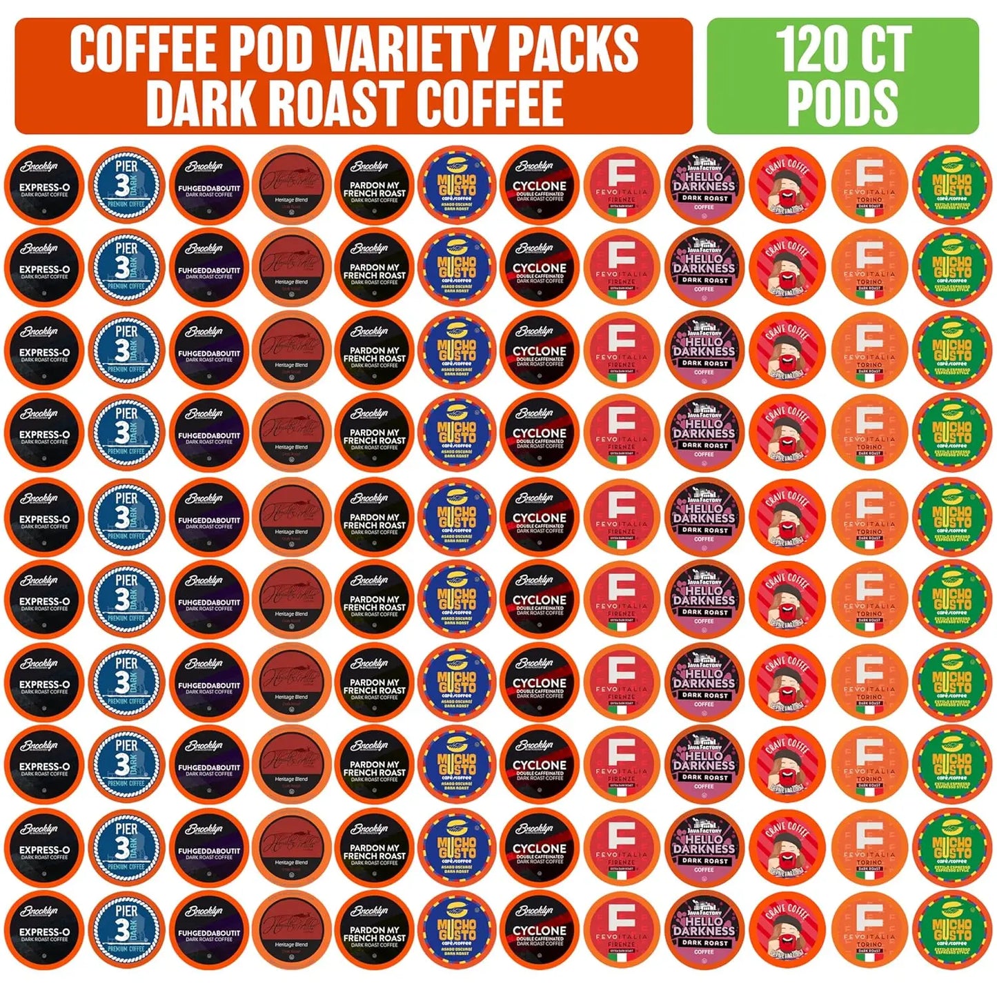 All Roasts Sampler, Assorted, Compatible with 2.0 K-Cup Brewers, Variety Pack, 120 Count (Pack of 1)