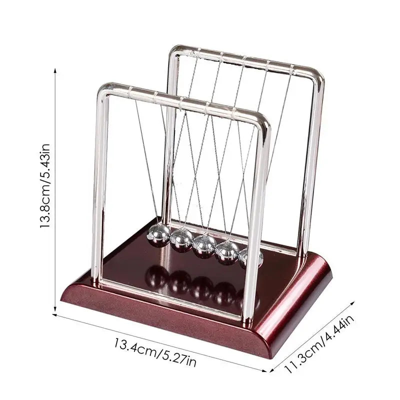 Newton's Cradle Desk Table Decor Metal Pendulum Ball Steel Balance Ball Newton Ball Physics Science Pendulum