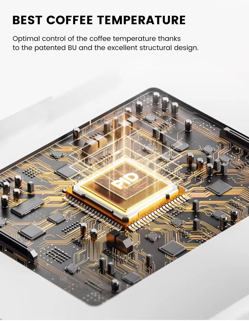 MCILPOOG M3 Automatic Espresso Coffee Machine With Milk Frother