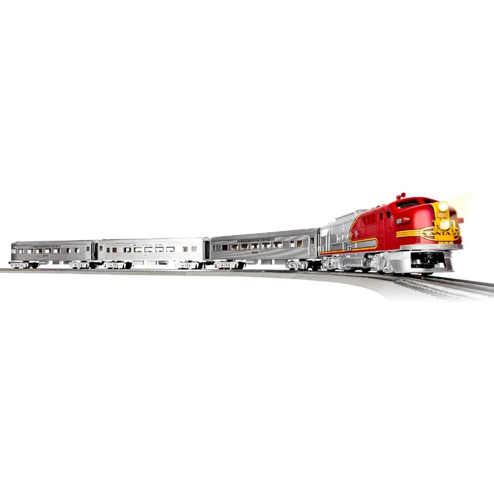 Santa Fe Super Chief Electric O Gauge 5.0 Bluetooth Train Set with Remote