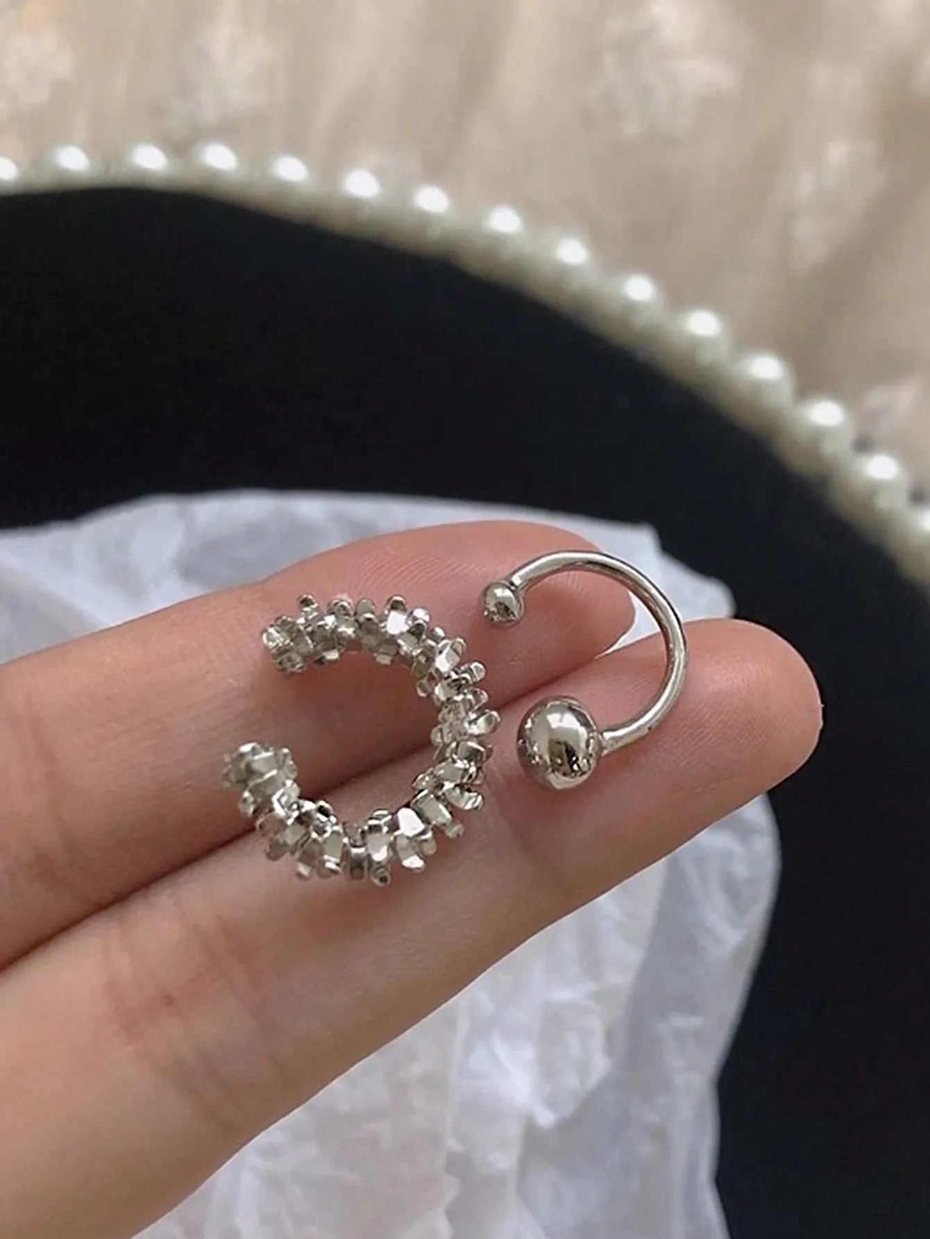 1pair Elegant Clip On Earrings For Women Non Pierced Ear Cuff Set Minimalist Gold Silver Boho Chic Dainty Stylish Simple Everyda