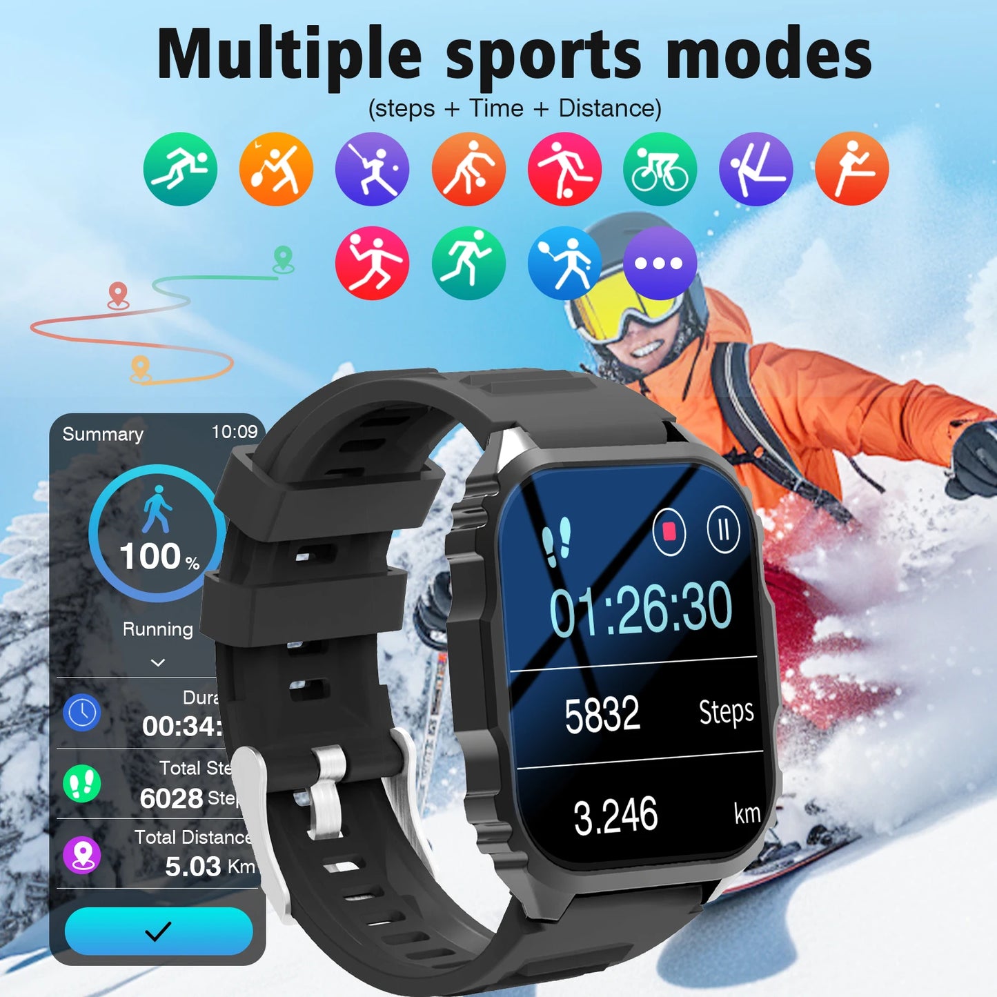 Smart Watch Men Women Wristwatches Smart Watch Message Fitness Monitor Bracelet Birthday Gift Electronic Clock for Android IOS