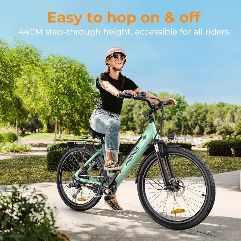 Electric Bike for Adults with 468WH Removable Battery | Max Range 68Miles & 20MPH | 700W Motor |26''×3.0'' Fat