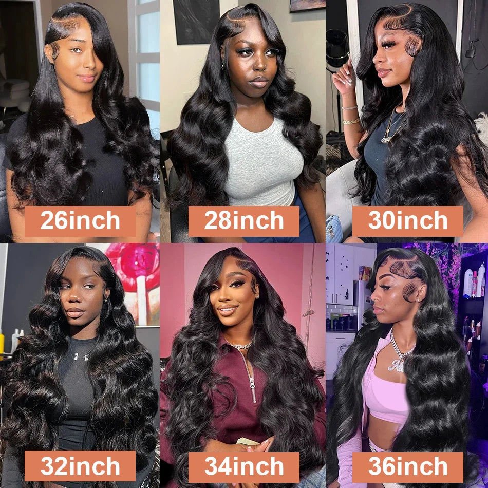 30 32 40 Inch Body Wave 3 4 Bundles Brazilian Remy 100% Unprocessed Raw Virgin Human Hair Wavy Double Bundles Weave Extensions