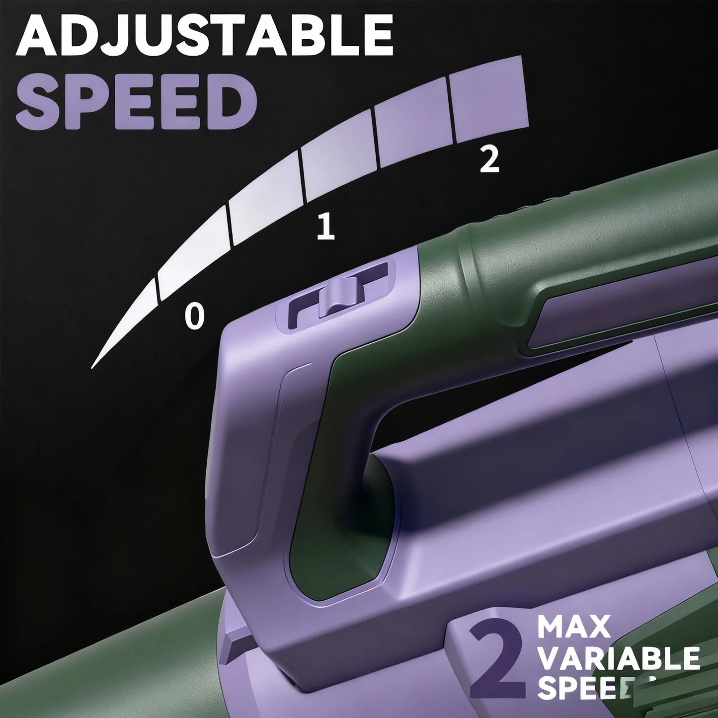 Cordless Leaf Blower Compatible With 20V Max Battery 500CFM