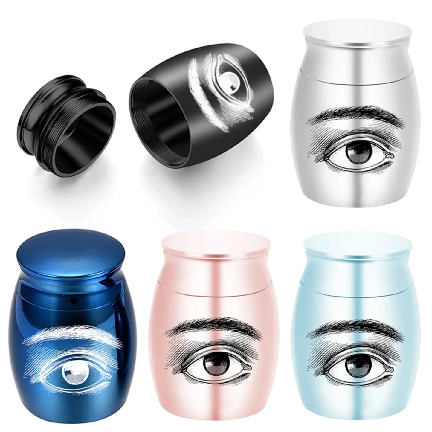 Small Urn - Urns  Human Ashes Adult - Memorial Urns  Human Ashes - Decorative Urns - Eyes  Urn  Adult Ashes