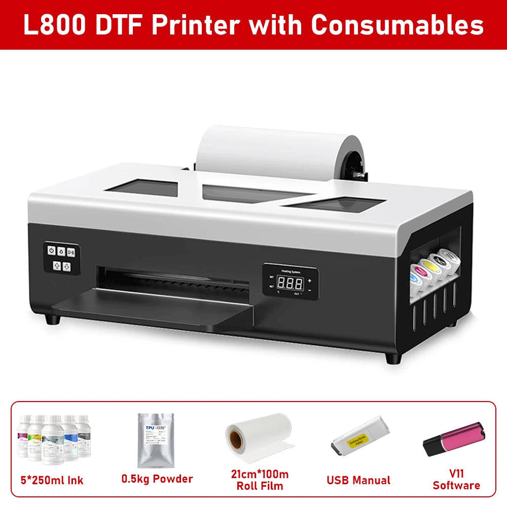 Direct To Film DTF Printer For Epson L805 Clothes Printing