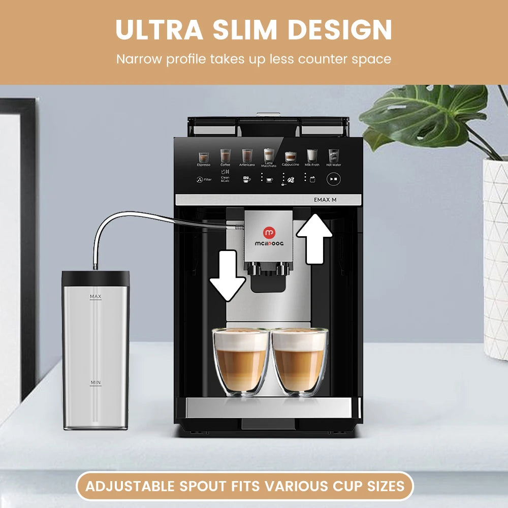 MCILPOOG M3 Automatic Espresso Coffee Machine With Milk Frother
