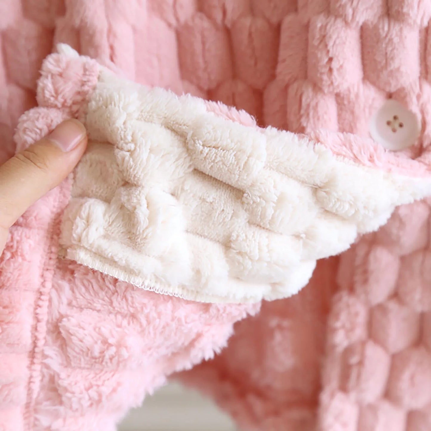 Women'S Loose Hooded Robe Nightgowns With Thick Plush Long Autumn Winter Coral Fleece Bathrobe With Big Pockets Woman Nightwear