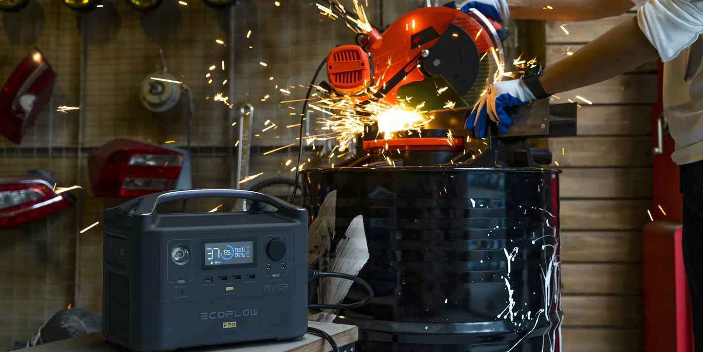 ECOFLOW RIVER Pro Portable Power Station 720Wh, Power Multiple Devices, Recharge 0-80% Within 1 Hour, for Camping, RV, Outdoors