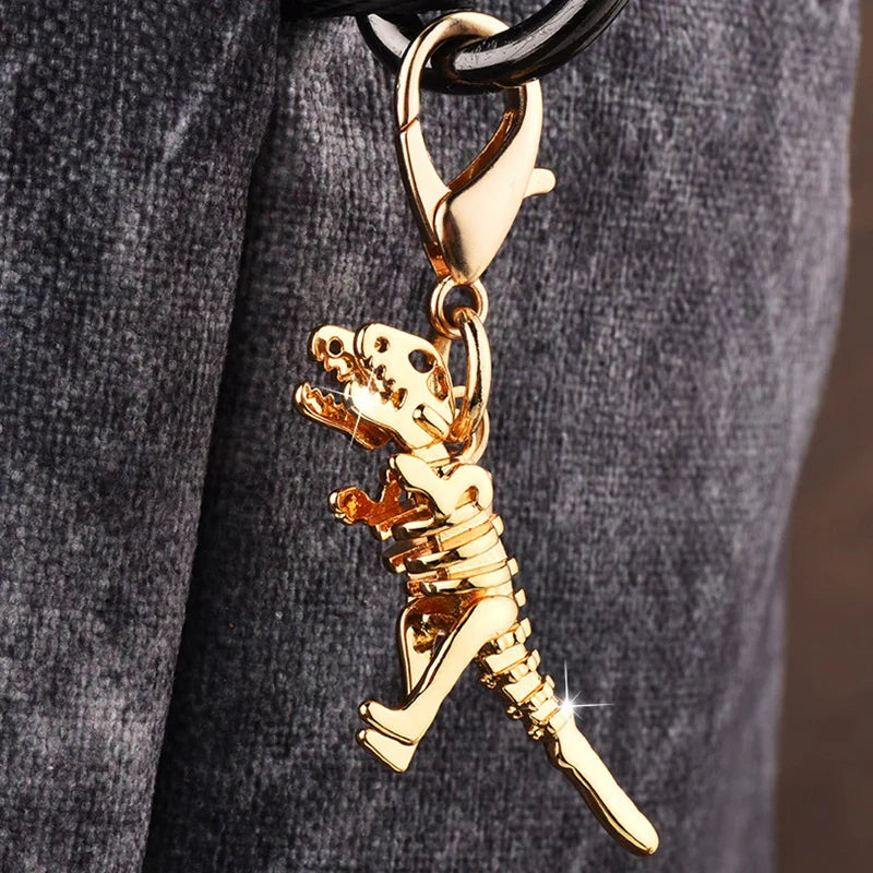 Luxury Keychain Handbag Decoration Car Key Pendant Cherry Golden Bear Keyring for Backpack Jewelry Accessories Surprise Gifts