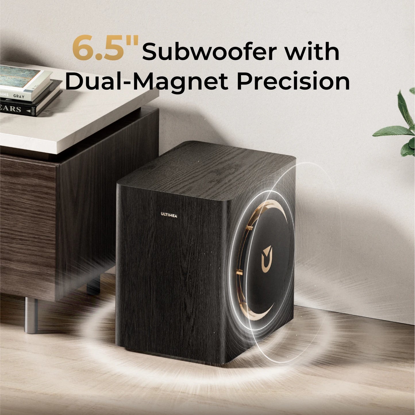 ULTIMEA Skywave X40 5.1.2ch Wireless Surround Sound System for Smart TV with Dolby Atmos, 530W Soundbar with Wireless Subwoofer