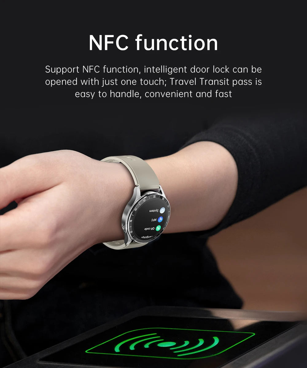 2024 New Bluetooth Call Smart Watch High end Men's Multi sport Mode NFCIP67 Waterproof Fitness Women's Smart Electronic Watch