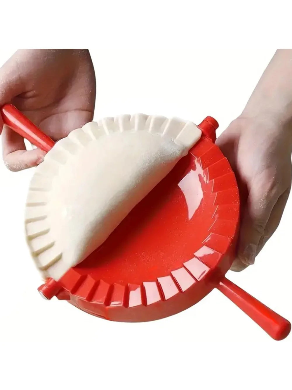 6" Empanada Maker Press – 2-in-1 Cutter & Sealer for Dumplings, Ravioli, Calzone & More