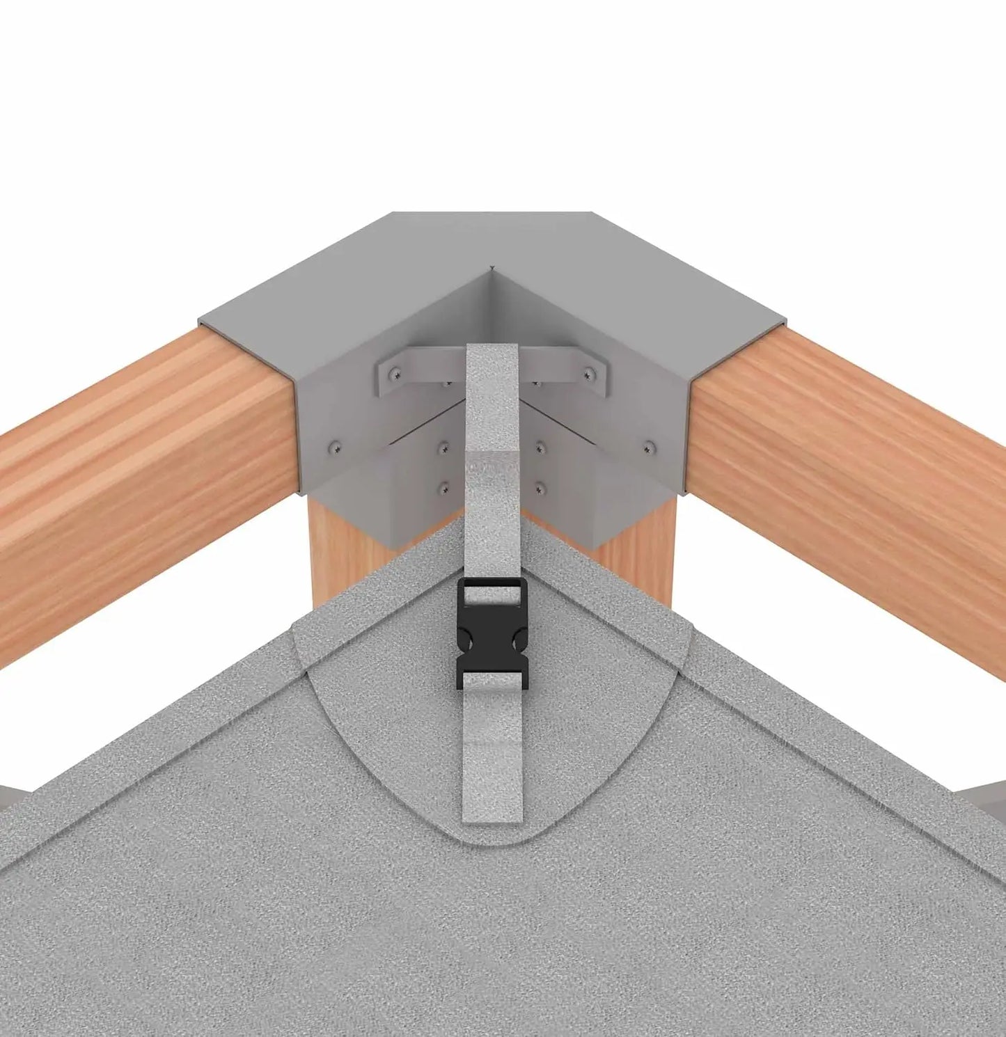 Bali 8 x 8’ Cedar Pergola - Easy to Assemble. Western Red Cedar, Sunshade Canopy, Sustainably Sourced, Made in, Customized