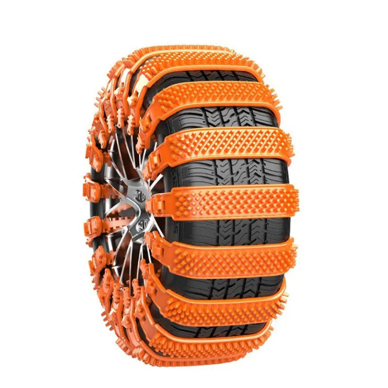 Car Tire Anti-skid Chain Winter Emergency Thickening And Widening Universal Car Off-road Vehicle Plastic Track Anti-skid Tie