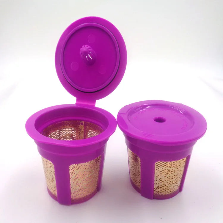 2 new refillable coffee capsules Keurig 2.0 1.0 recycled K-cup shell cups