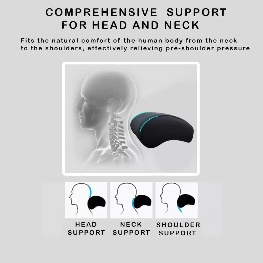 Car Headrest Neck Pillow Support Compatible with Model S X 3 Y & Cybertruck