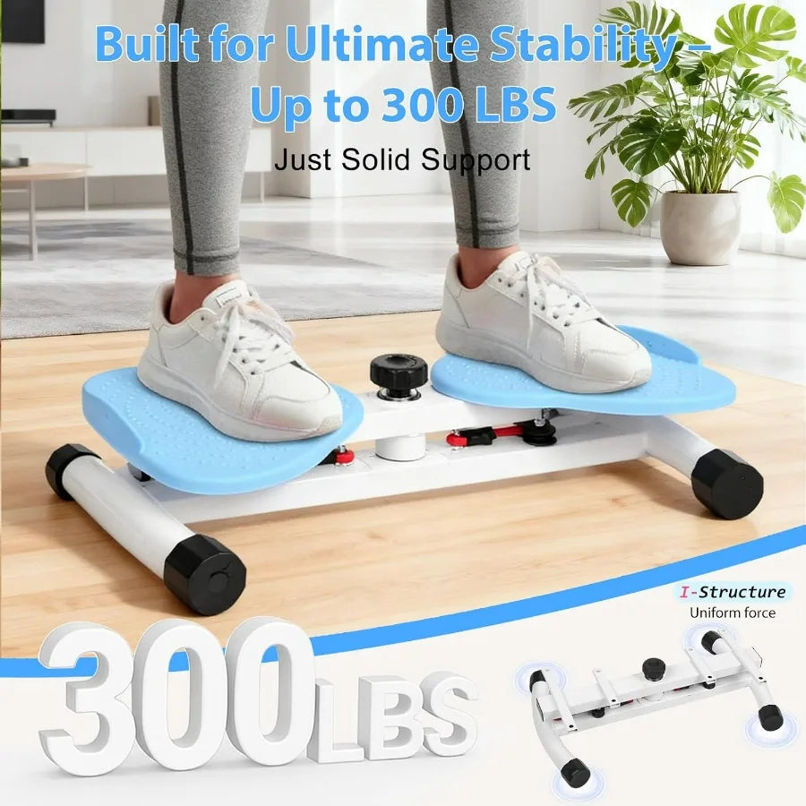 Waist Twister Machine, Adjustable Exercise Twist Board – Noiseless Ab Twister for Belly Fat & Core Workout – 300 lbs Capacity Wa