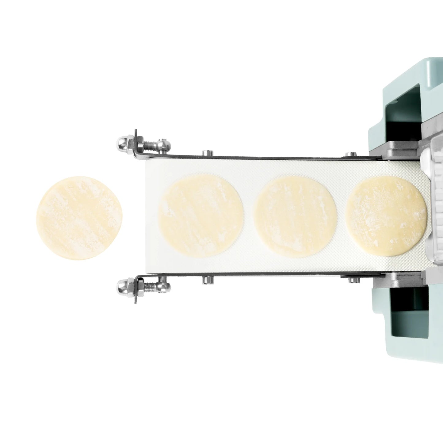 Commercial Automatic Dumpling Wrapper Machine 40pcs/min 140W 110V with 3.15" Mold for Ravioli Skin dumpling maker