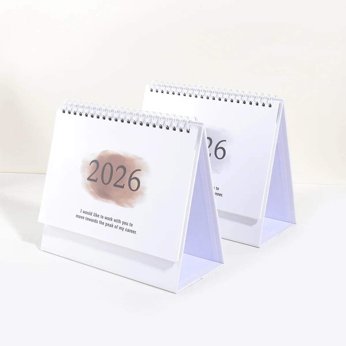1 pc New 2026 Monthly Desktop Calendar, Portable Foldable, Back Memo, School Office Desktop & Holiday Decoration, Home Essential