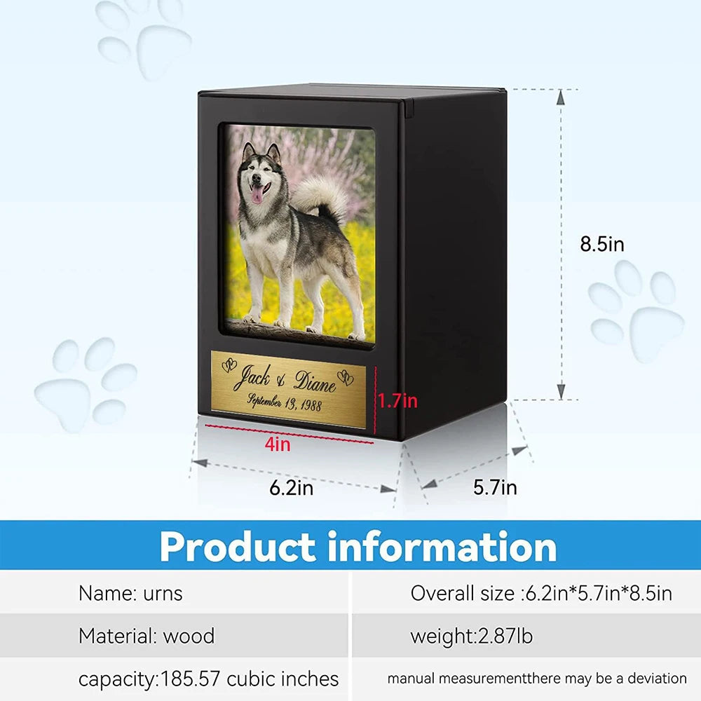 Urns funeral supplies animal dog cat wood pet cremation cinerary casket urn ashes box memorial gifts